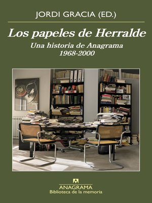 cover image of Los papeles de Herralde